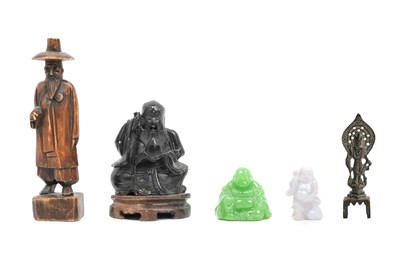 Lot 47 - A GROUP OF FIVE CHINESE FIGURES