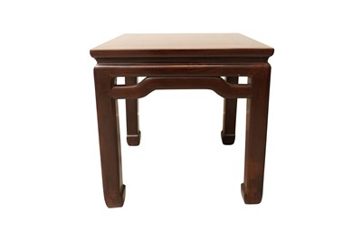 Lot 144 - A CHINESE HARDWOOD SIDE TABLE