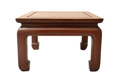 Lot 145 - A CHINESE HARDWOOD SIDE TABLE