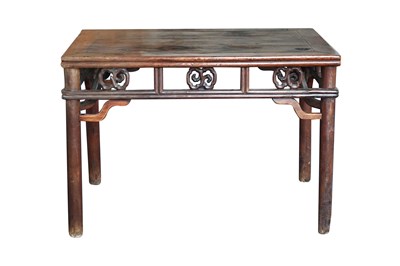 Lot 146 - A CHINESE HARDWOOD TABLE