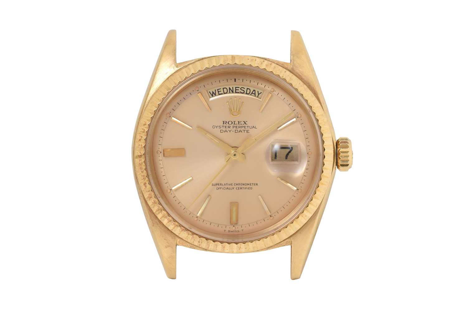 Lot 88 - A RARE MEN'S ROLEX 18K YELLOW GOLD AUTOMATIC WATCH.