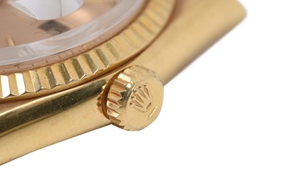 Lot 88 - A RARE MEN'S ROLEX 18K YELLOW GOLD AUTOMATIC WATCH.